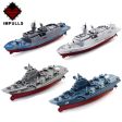 Impulls Remote Control Aircraft Carrier 2.4GHZ RC Boat Military Mini Electric Aircraft Boat Gift for Children Water Toys FSWB Online Hot Sale