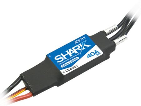 ZTW Shark 40A BEC Waterproof brushless ESC For Boat With Water-cooling System RC boat model With forward and reverse two-way Online