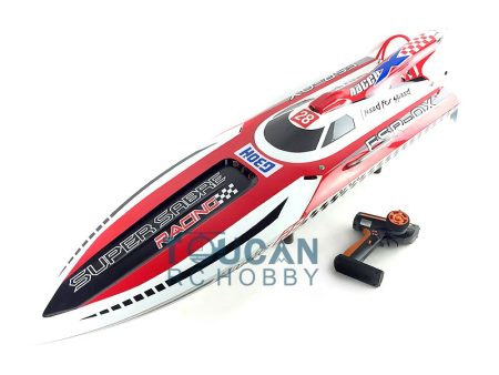 G30H ARTR-RC 54  30CC Engine Gasoline Fiber Glass RC Racing Boat W Remote Controller RED THZH0053 For Sale