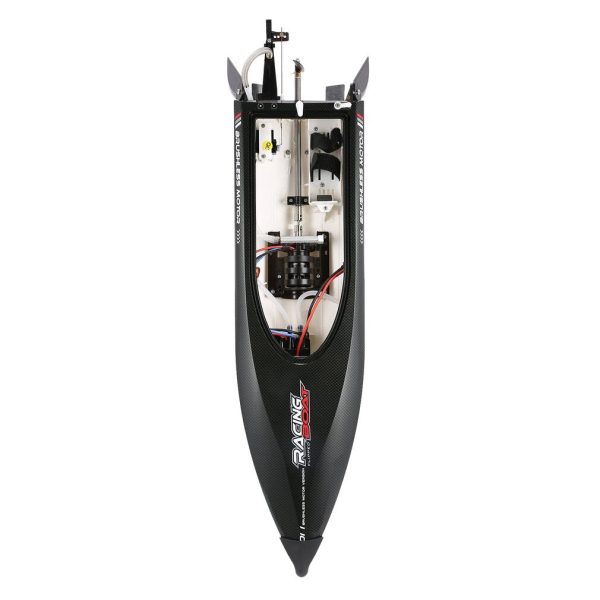 Feilun FT011 65cm 2.4G 2CH RC 55km h High Speed Racing Boat Ship Speedboat with Water Cooling System Flipped Brushless Motor on Sale