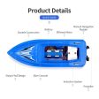 RC Boats S5，Boat Toys for Pools and Lakes Remote Control Boats for Kids Adults 2.4Ghz Radio Controlled Boat Fashion