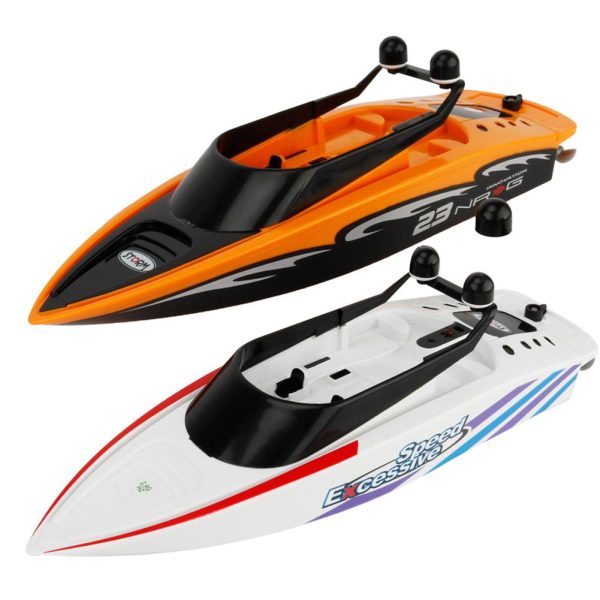 None RC Creative Sea Boat Toys 2.4GHz Mini Radio Control Electric Racing Remote Control Boats Toys for Children Boy Gift For Cheap