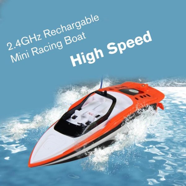 3392M 2.4GHz Rechargable Mini Electric Sport High Speed RC Boat Remote Control Boat For Children Toys Kids Gift Online Hot Sale