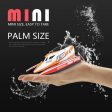 3312M F1 2.4GHz RC Boat 4 CH High Speed Mini Racing Boat Drop Bruise Rechargeable Powerful Speedboat Children Toy For Sale