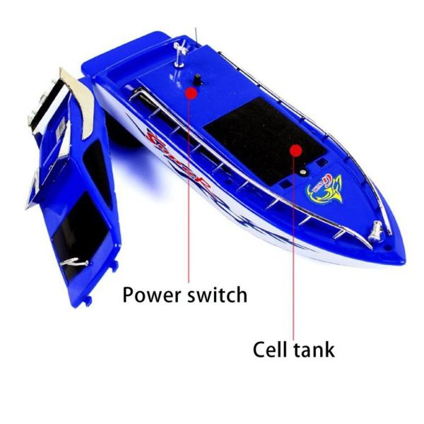 Hot RC Speedboat Super Mini Electric Remote Control High Speed Boat Ship 4-CH RC Boat Game Toys Birthday Gift Kid Children Toys Discount