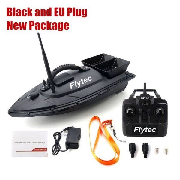 Flytec 2011-5 Fishing Tool Smart RC Bait Boat Toy Digital Automatic Frequency Modulation Remote Radio Control Device Fish Toys For Cheap