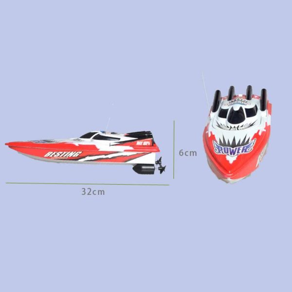 Hot Sale Radio Remote Control Twin Motor High Speed Boat RC Racing Children Outdoor Racing Boat For Discount