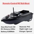 Free Waterproof Bag 180Mins 500m RC Distacne Auto RC Remote Control Fishing Bait Boat Fish Finder Ship Boat wth 5200mah battery on Sale