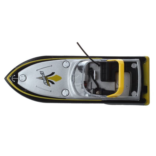 Miniature Mini 3352 RC Boat Radio Remote Control Yellow Kid Toy Sale