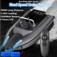 Intelligent Upgraded Double Motors Radio Remote Control Fish Finder RC Bait Boat 500M One Key Fixed Speed Cruise RC Fishing Boat Online now