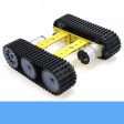 Unassembled Smart Crawler Robot Education Mini TP100 Metal Rc Tank Chassis Kit High Torque 33GB-520 DC Motor DIY For Arduino Discount