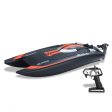 EBOYU(TM) Double Horse DH7014 Radio Control 2.4GHZ 4CH Speed RC Boat High Performance Waterproof SpeedBoat with Display Rack RTR Fashion