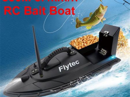 Flytec 2011-5 Fishing Tool Smart RC Bait Boat Toy Dual Motor Fish Finder Remote Control Fishing Boat Speedboat 500 Meters Hot on Sale