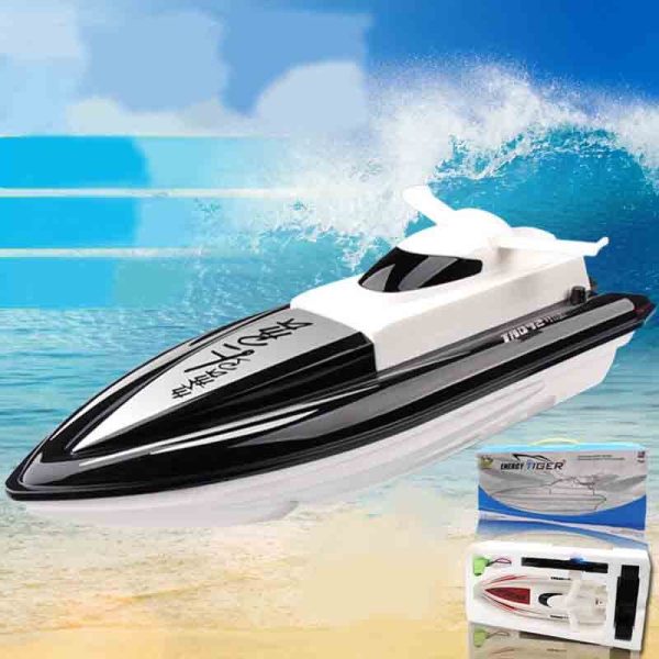 High Speed RC Boat 2.4GHz 4 Channels 30km   h Radio Remote Control RC Racing Boat Electric Toys RC Toys for Children Best Gifts Online Sale