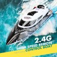 High Speed 35km h 2.4G 200m Remote Control Distance RC Boat Fast Ship RC Boat Racing Boat Speedboat With Cooling Water System to Online now