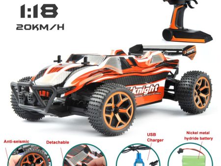 4CH Off-Road Vehicles Model Toy 20km h High Speed RC Car Dirt Bike Electric Orange Remote Control Car for kids Big Sale For Cheap