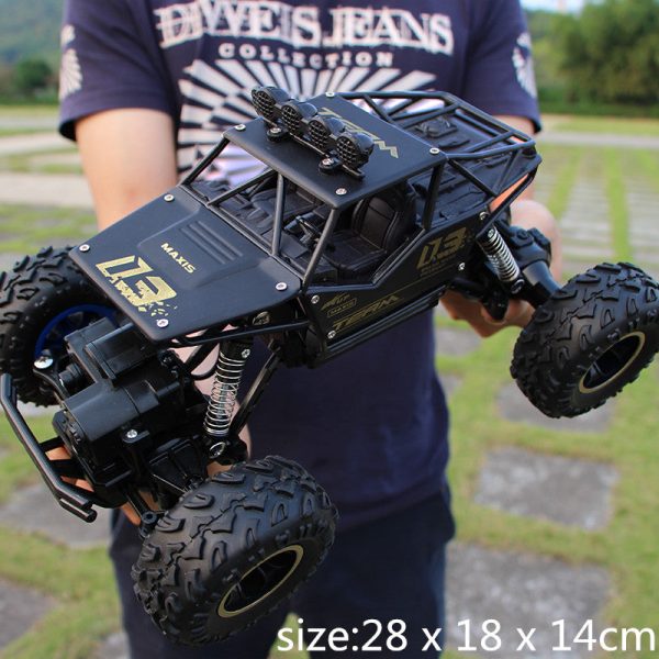 37cm1 12 RC Car 4WD Climbing Car 4x4 Double Motors Drive Bigfoot Car Remote Control Car Off-Road Vehicle Toys For Boys Kids Gift Fashion