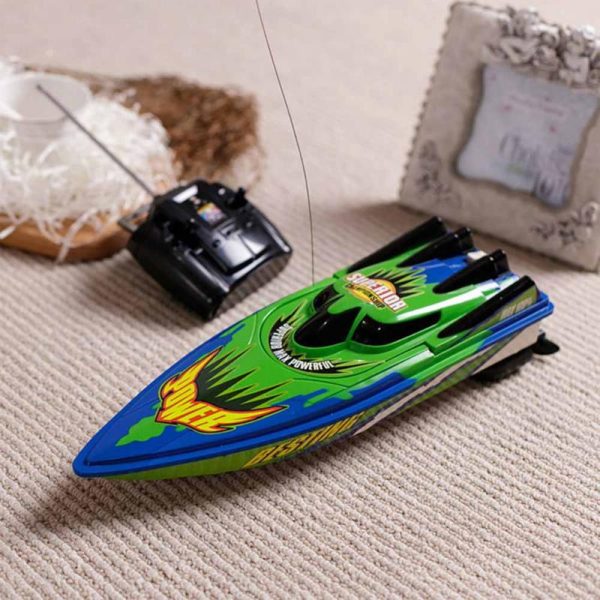 Controlled Boat Remote Control Toy RC Racing Fishing Ship Bait Radio Speed Boat Red Green Rc Boat Hull Toy Rc Speedboat Online Sale