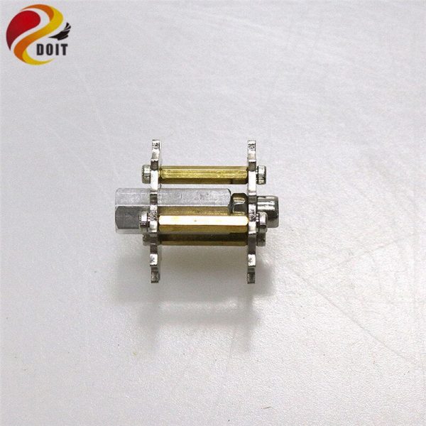 2pcs lot 4 5 6mm Stainless Steel Metal Driving Driver Wheel Track Wheel Parts for Robot Tank Chassis DIY RC Toy Parts Cheap