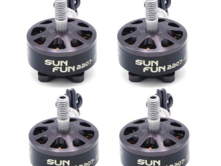 4PCS LOT DYS SUN FUN 2207 1750KV 2450KV 2750KV CW Thread FPV Racing Brushless Motor For RC Drone Quadcopter Spare Parts Online Hot Sale