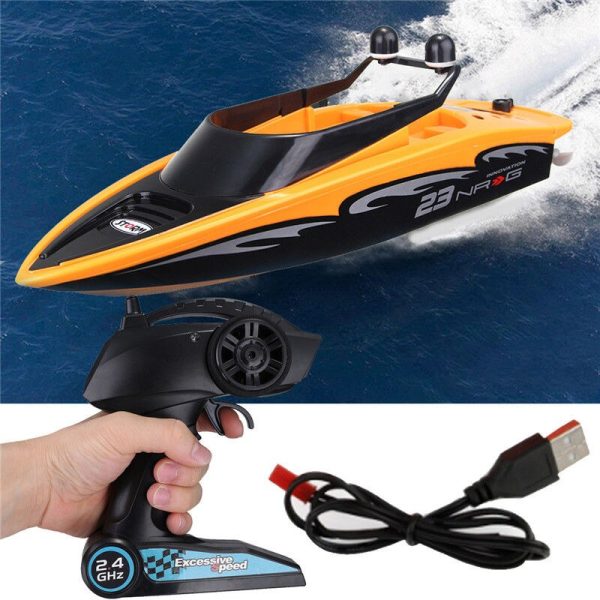 4 Type 2.4GHZ RC Boat Radio Remote Control High Speed Boat RC Racing Boat Electric Toy Hot on Sale