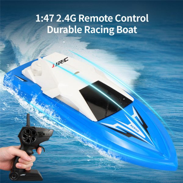 JJRC S5 1 47 10km h 2.4G Electric Rc Boat with Dual Motor Racing RTR Ship Model 20 minis Using time Outdoor Toys on Sale