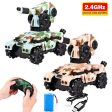 2020 NEW RC tank 2.4G 4WD can fire water bombs RC tank drift horizontal movement 360 ° rotating rc boy toys for kids children Discount