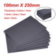 100mm X 250mm 0.5mm 1mm 1.5mm 2mm 3mm 4mm 5mm 3K Carbon Fiber Plate Panel Sheets Matte High Composite Hardness Material Online