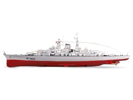 Hot 71cm 1:360 RC Military Battleship RC Cruiser Warship Toy Control Military RC Boat Destroyer Model Toys Best Gifts - US Plug For Cheap