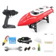 JJRC S1 S2 S3 Waterproof Turnover Reset Water Cooling High Speed 25km H RC Boat Mini Racing RC Boat RTR Remote Control Toys Gift on Sale