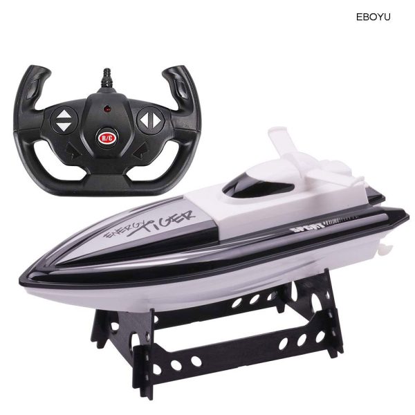 EBOYU 301 High Speed RC Boat Remote Control Race Boat 4 Channels for Pools, Lakes and Outdoor Adventure (Only Works In Water) Online