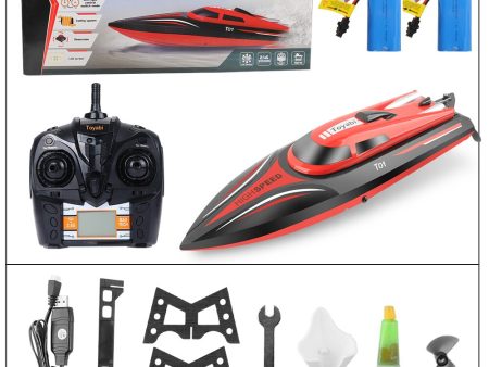 Rc Boat H101 2.4ghz 30km hour High Speed 180 Degree Flip With Servo Remote Control Boat Toys For Children Xmas Gifts For Kids Supply