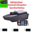 Free Bag JABO 2CG 20A 10A GPS Auto Return Fishing Bait Boat GPS Fish finder bait boat Automatic Navigation RC Boat with bag toys Fashion