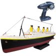 RC Boat 1:325 Titanic Sea Grand Cruise Ship 3D Titanic Century Classic Love Story RC Boat High Simulation Ship Model Toys Online now