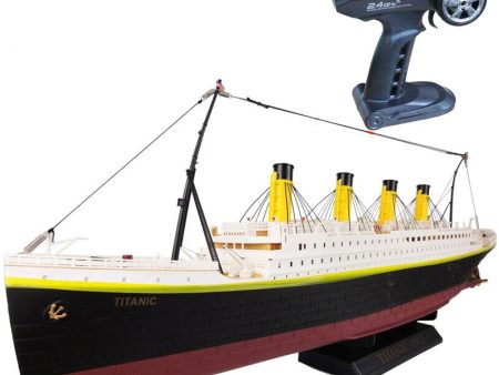 RC Boat 1:325 Titanic Sea Grand Cruise Ship 3D Titanic Century Classic Love Story RC Boat High Simulation Ship Model Toys Online now