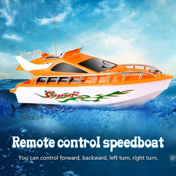 Racing Boat Remote Control Boat Rc Multicolor Rc Speedboat Racing Toy Speedboat Game Outdoors Electric Boat Electric Toy Rc Toy Fashion