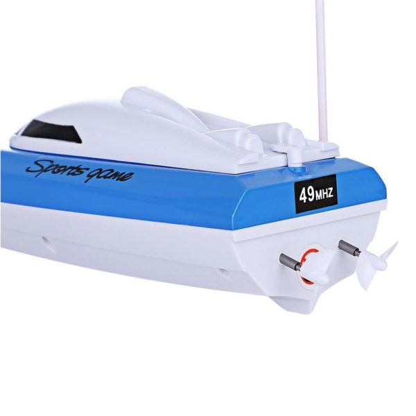 Mini 20km h Remote Control Racing Boat High Speed RC Speedboat Swimming Pool Lake RC Boats Toys for Kids Children Cheap