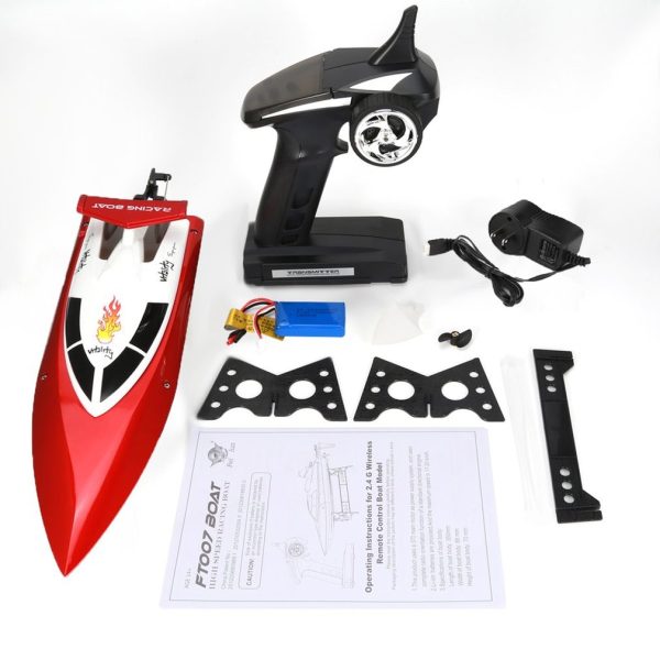 Feilun FT007 2.4G 4CH Water Cooling RC Racing Boat 20km h Super Speed Electric RC Boat Toy Remote Control Boats Cheap