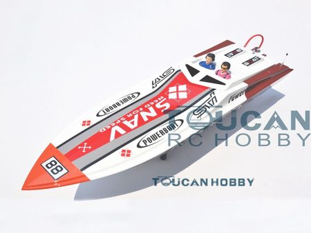 G26A2 KIT 49  Well Painted Fiber Glass RC Boat Hull Only for Advanced Player TH02678 on Sale