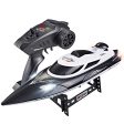 High Speed RC Boat HJ806 2.4GHz 4 Channel 35km h Racing Remote Control Boat 200m Control Distance Fast Ship RC Boat Online Sale