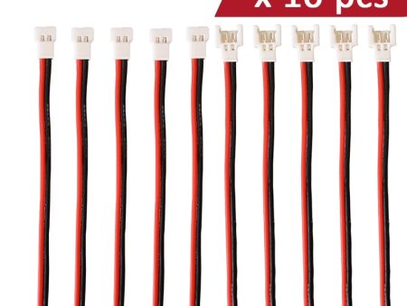 10 Pcs 1S Lipo Battery Balance Charger Switch Wiring Cable XH 2.0mm Pitch Plug Male Female For indoor drone syma X5C hubsan x4 Supply