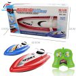 New Red Blue Ship Radio Remote Control Boat Double Motor Mini RC Speedboat Toys Children Outdoor Racing Boats with Original Box For Sale