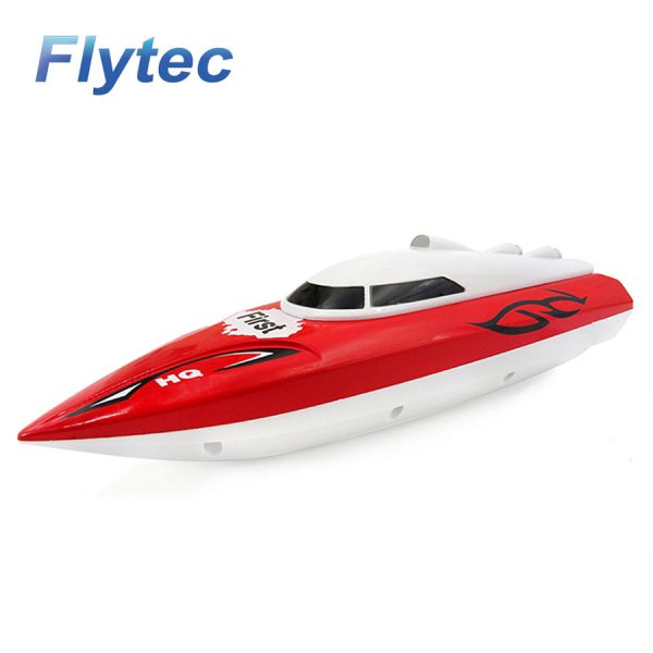 Flytec 2011-15A 27MHZ 4CH 10KM H High Speed Sailing Electric RC Ship Toy Racing RC Boat for Kids Hot on Sale