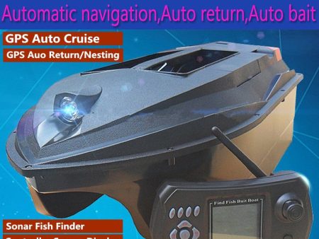 GPS Auto Cruise RC Bait Boat 380E GPS Navigation Dual Body Remote Control RC Intelligent Nesting Fishing Boat With 12 Nest Point For Sale