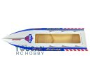 H750 KIT Shark Fiber Glass Electric Racing Speed RC Boat Hull Only Advanced Player White TH02640 Fashion