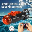 Mini Micro-Radio Remote Control RC Submarine Ship Boat With Led Light Toy Gift Discount