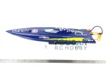 H750 PNP Shark Fiber Glass Electric Racing Speed RC Boat W 1750kv Brushless Motor 120A ESC  Servo Prevent Capsized Blue TH02639 Sale