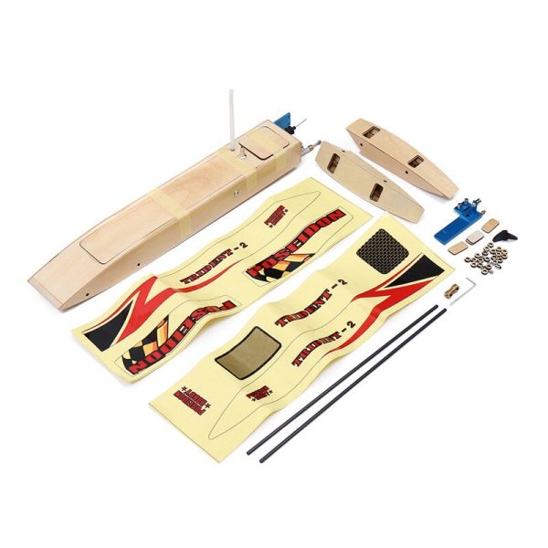 3652 Unassembled Electric RC Boat Kit without Motor ESC Servo Transmitter Battery Spare Parts DIY Accessories Model Toys Cheap