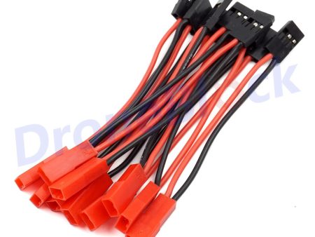 10PCS JST Plug to JR Futaba servo connector Adapt Cable for RC Battery For Cheap