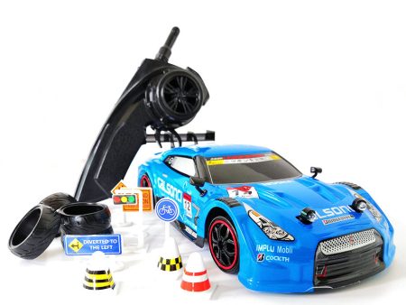 4WD drive rapid drift car Remote Control GTR Car 2.4G Radio Control Off-Road Vehicle RC car Drift High Speed Model car Online Hot Sale